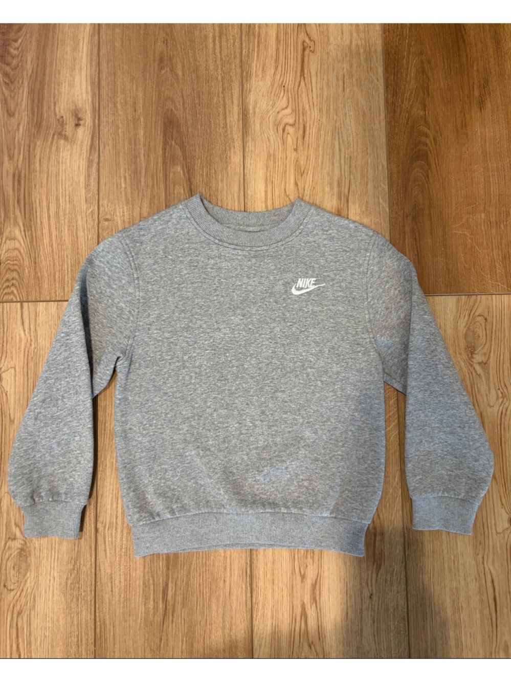 Nike Kids Heather Gray Crewneck Sweatshirt
